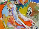 spanish-painting-contemporary-modern.merello.desnudo-blanco-40x30-cm-oilwood-